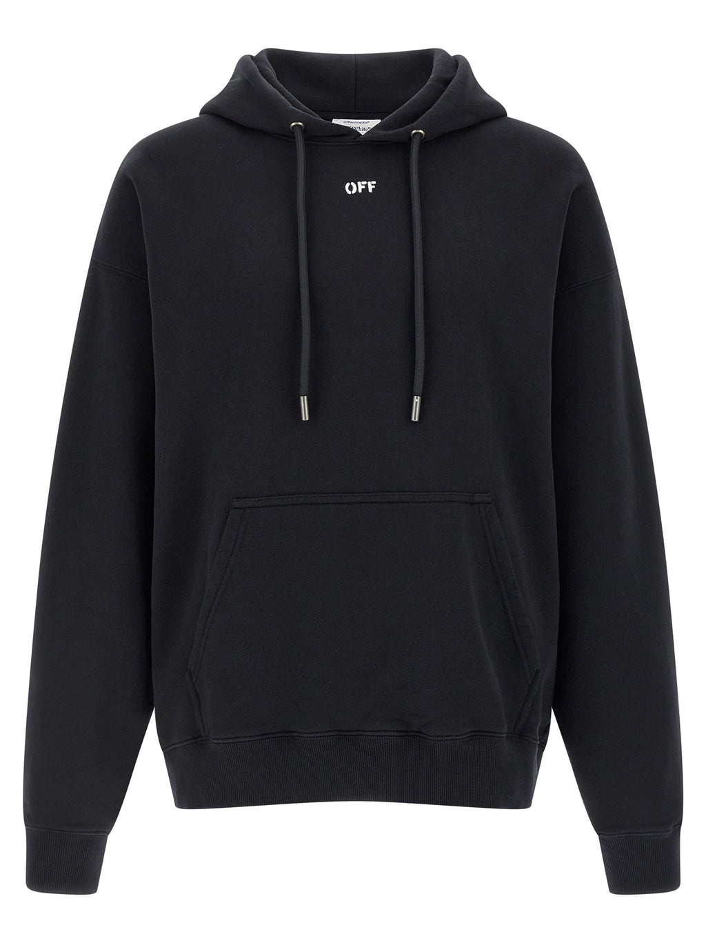 Off-White Black Cotton Sweatshirt