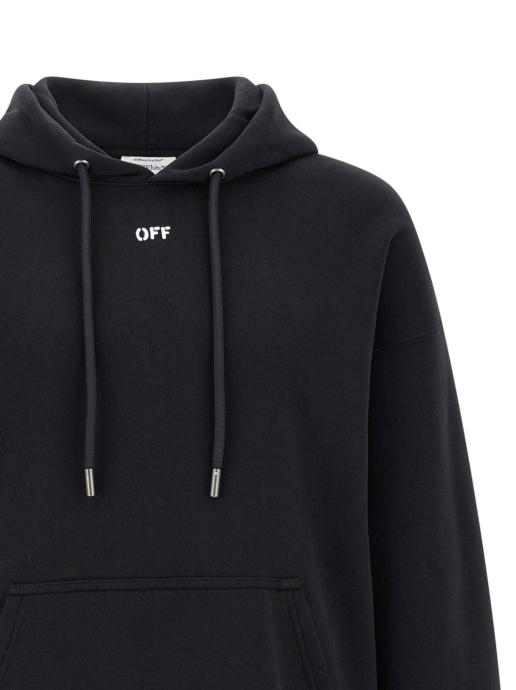 Off-White Black Cotton Sweatshirt
