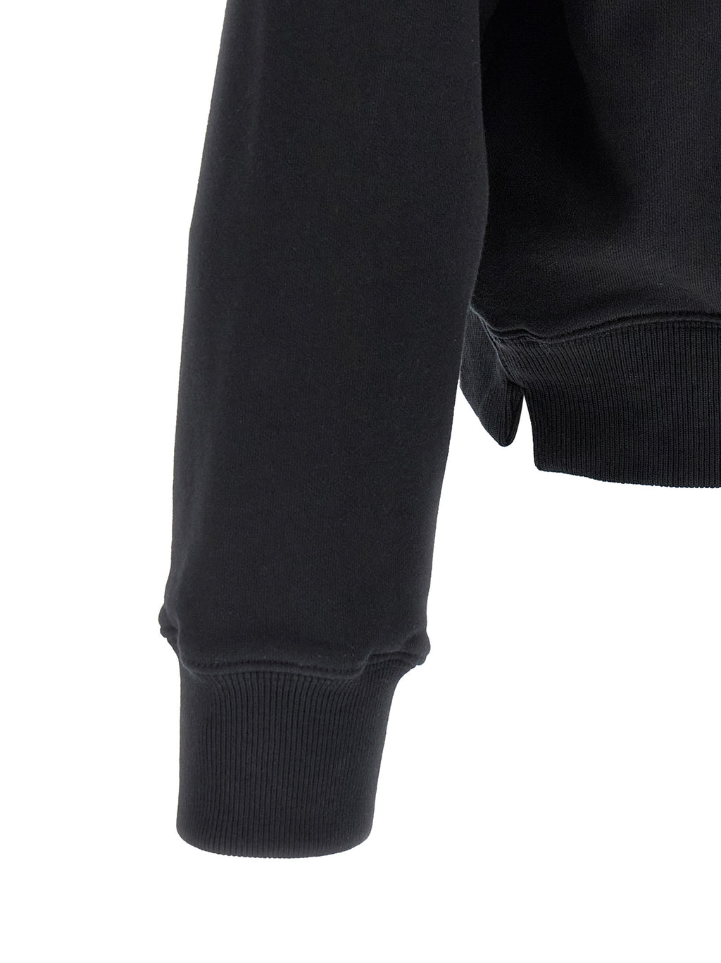 Off-White Black Cotton Sweatshirt