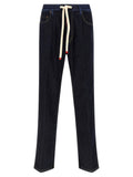 Dsquared² Blue Cotton Straight-Leg Jeans