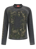 Diesel Gray Cotton Sportswear