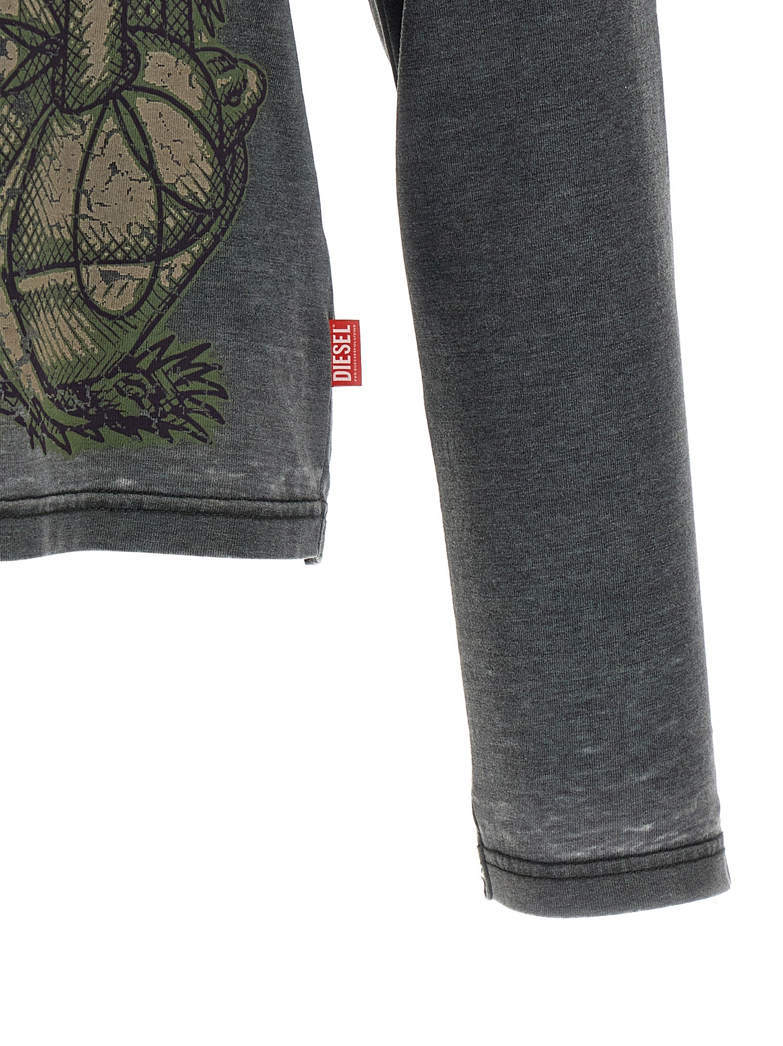 Diesel Gray Cotton Sportswear