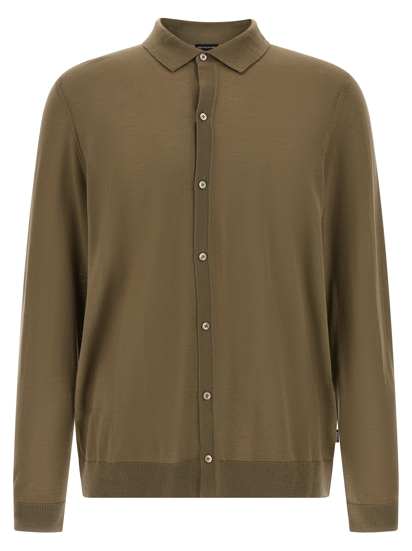 Hugo Boss Bicolor Virgin Wool Polo Shirt