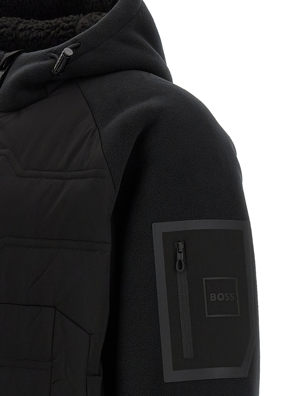 Hugo Boss Black Polyester Shell Jacket