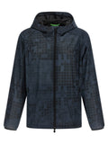 Hugo Boss Blue Rubber Shell Jacket