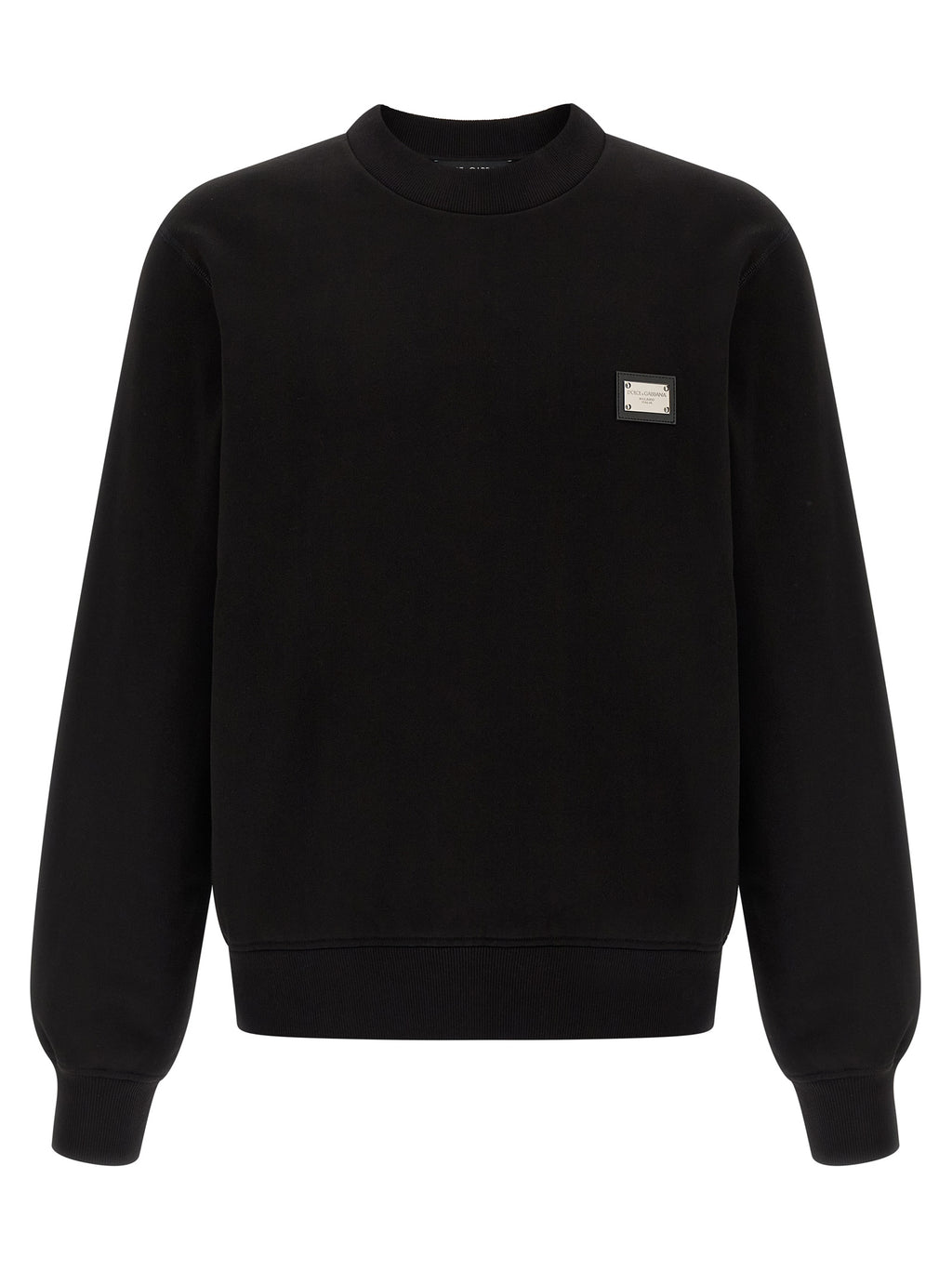 Dolce & Gabbana Black Cotton Sweatshirt