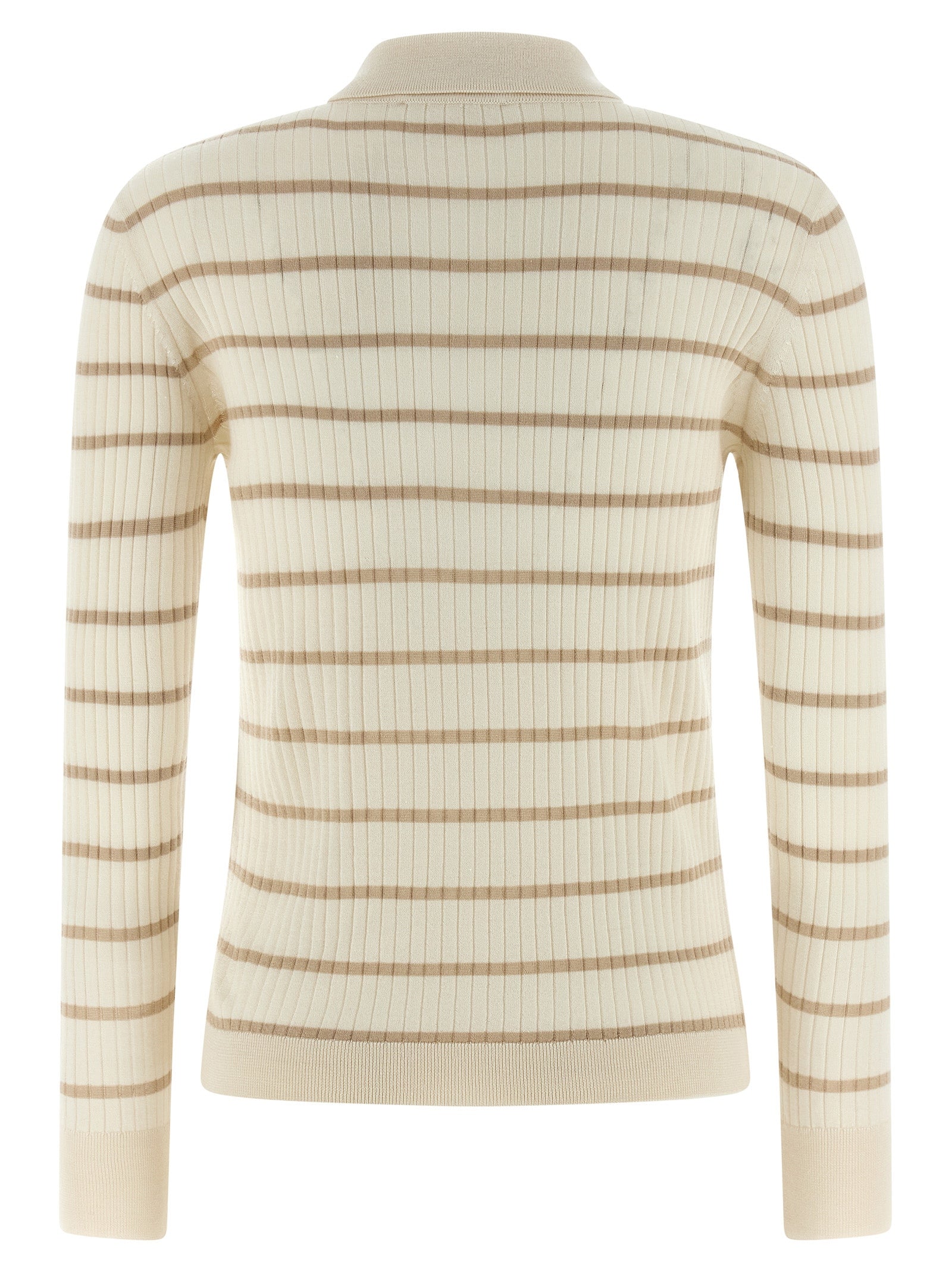Max Mara Beige Cashmere Polo Shirt