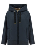 Max Mara Blue Polyester Shell Jacket