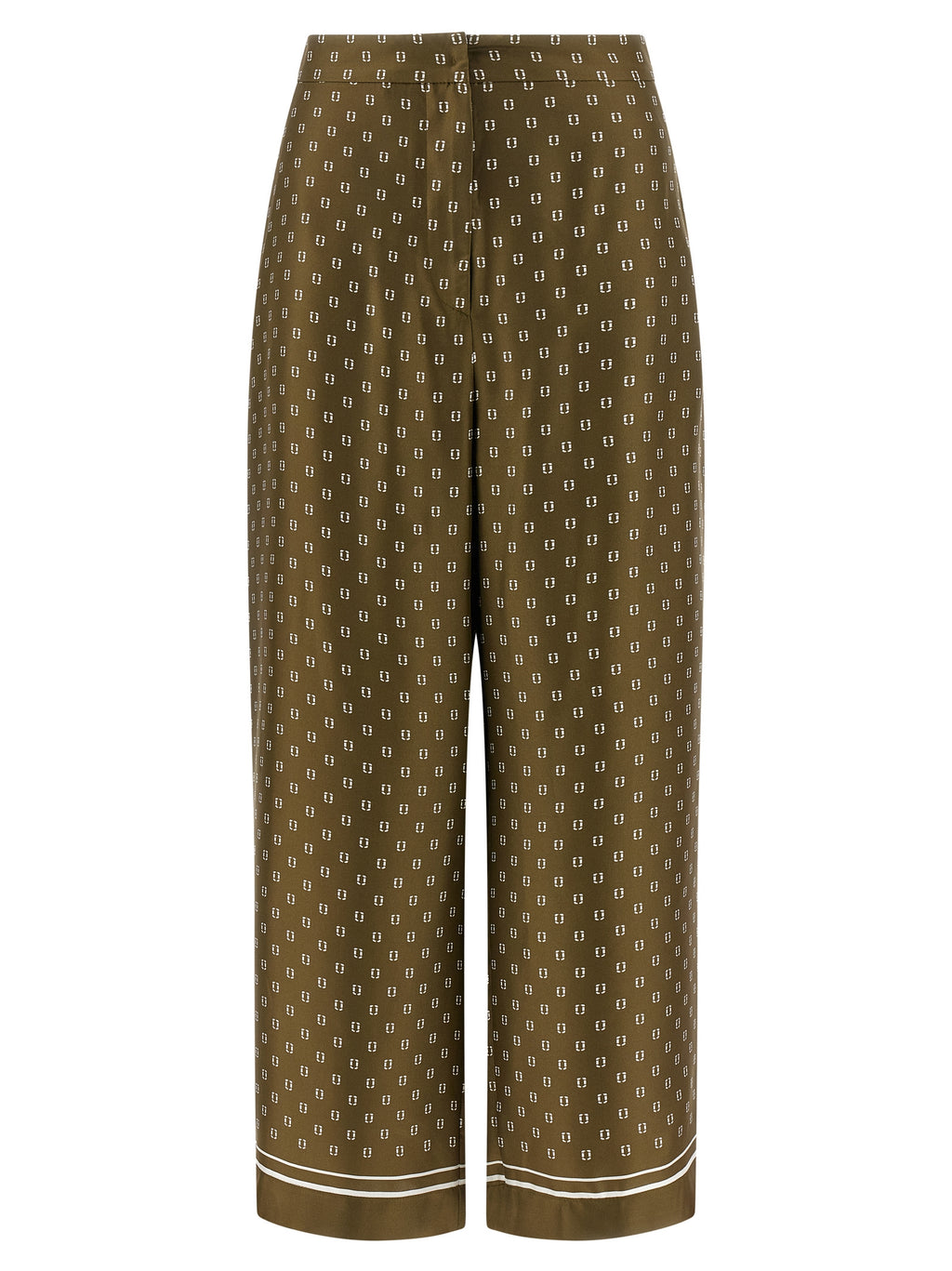 Max Mara Bicolor Silk Casual Pants