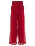 Max Mara Multicolor Silk Casual Pants