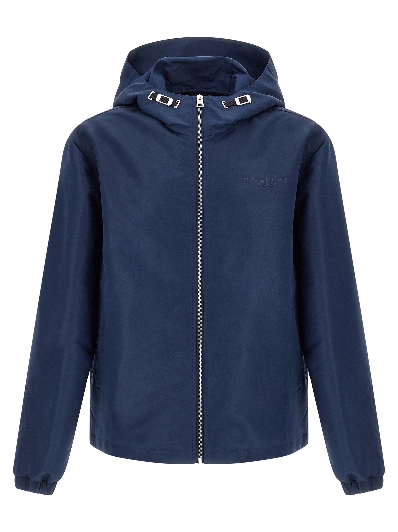 Givenchy Blue Polyester Shell Jacket