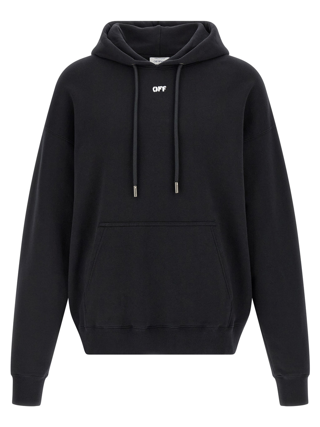 Off-White Black Cotton Sweatshirt