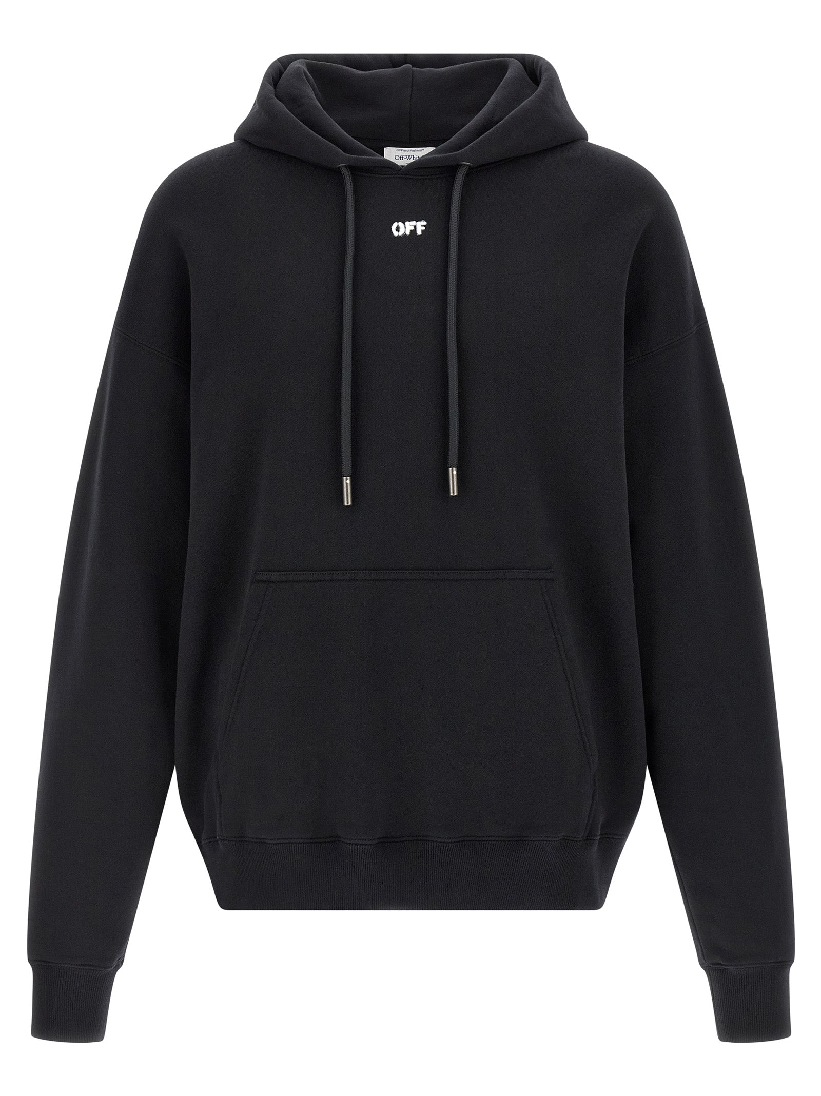 Off-White Black Cotton Sweatshirt