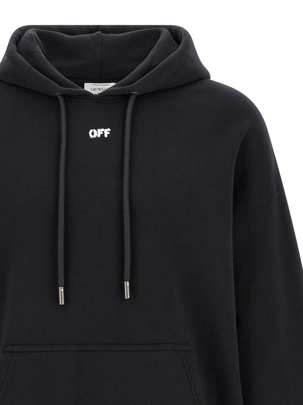 Off-White Black Cotton Sweatshirt