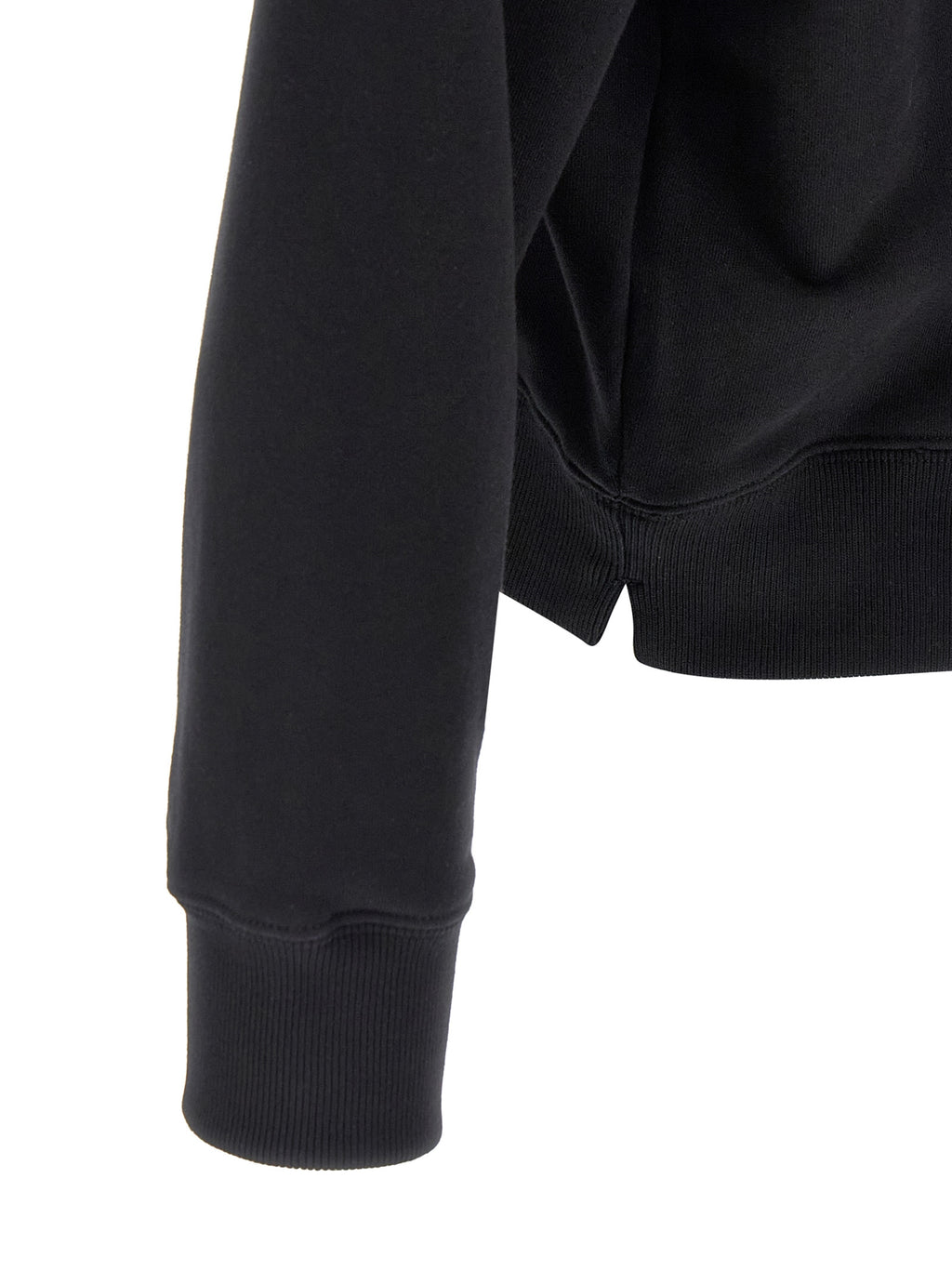 Off-White Black Cotton Sweatshirt
