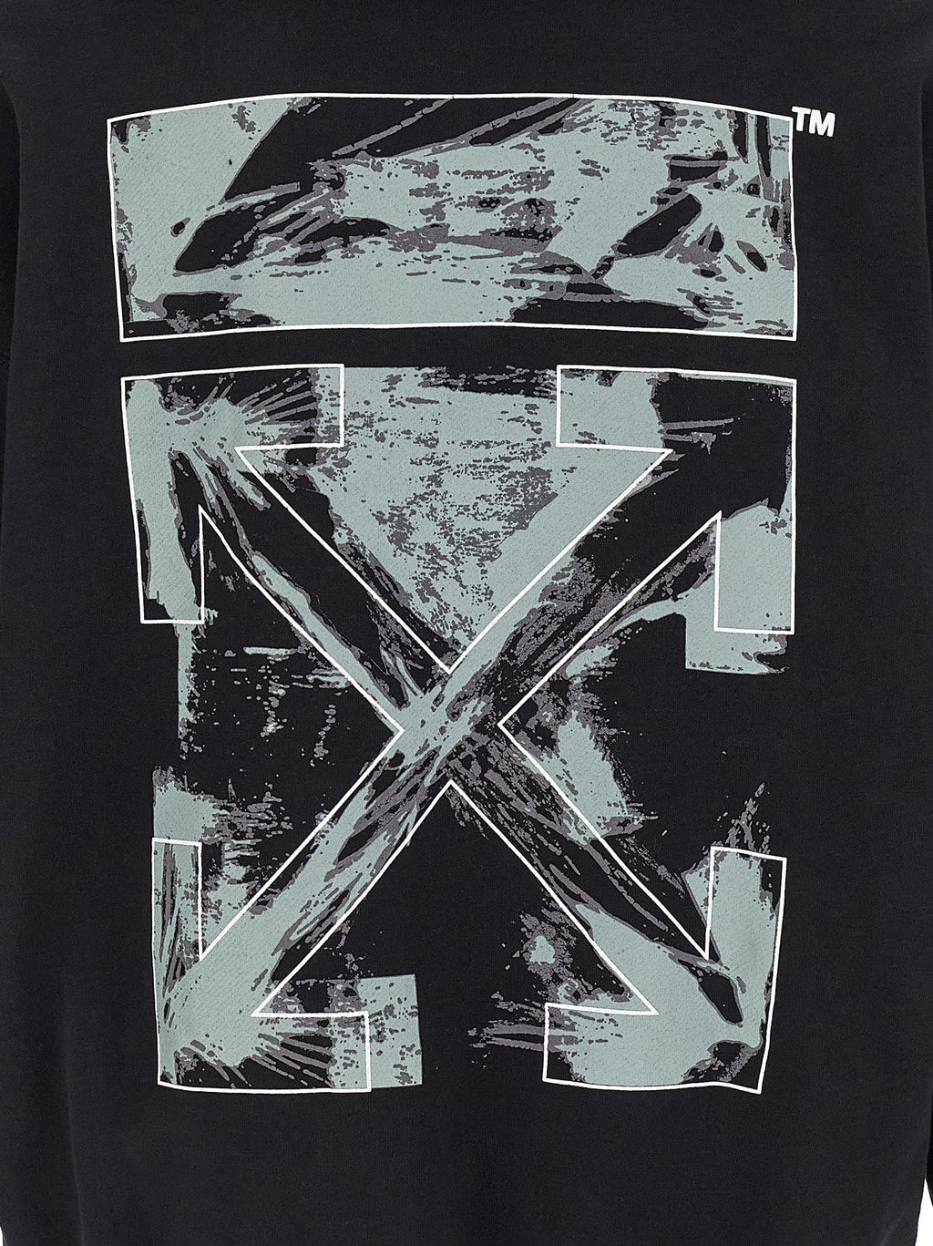 Off-White Black Cotton Sweatshirt