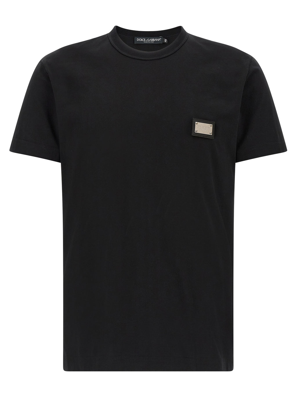Dolce & Gabbana Black Cotton T-Shirt