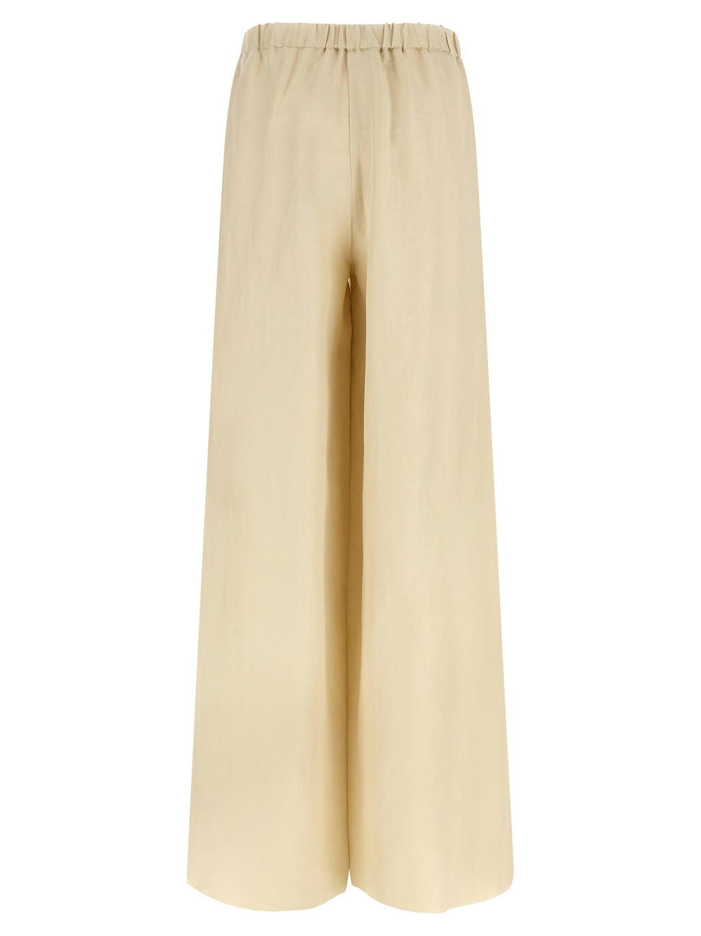 Max Mara Beige Linen Casual Pants