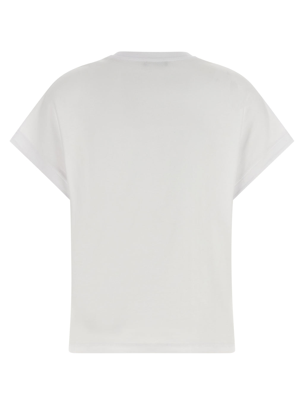 Balmain White Cotton T-Shirt