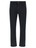 Hugo Boss Blue Polyester Straight-Leg Jeans