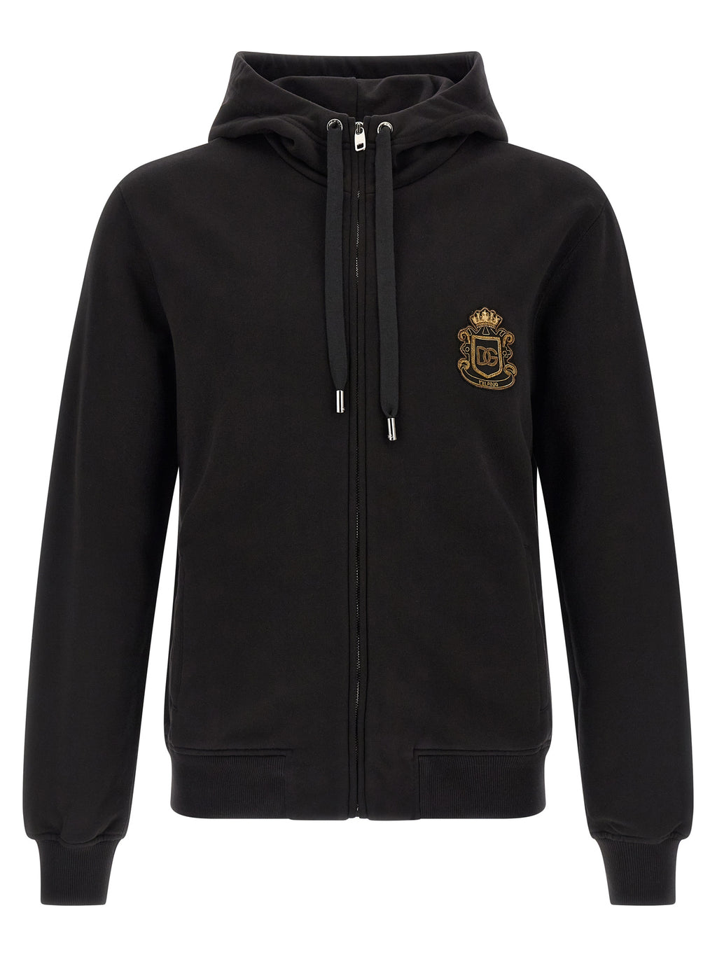 Dolce & Gabbana Black Cotton Sweatshirt