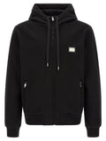 Dolce & Gabbana Black Cotton Sweatshirt