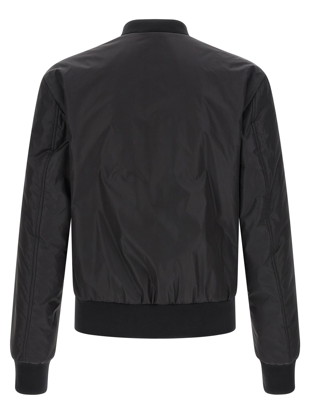Dolce & Gabbana Black Polyamide Bomber