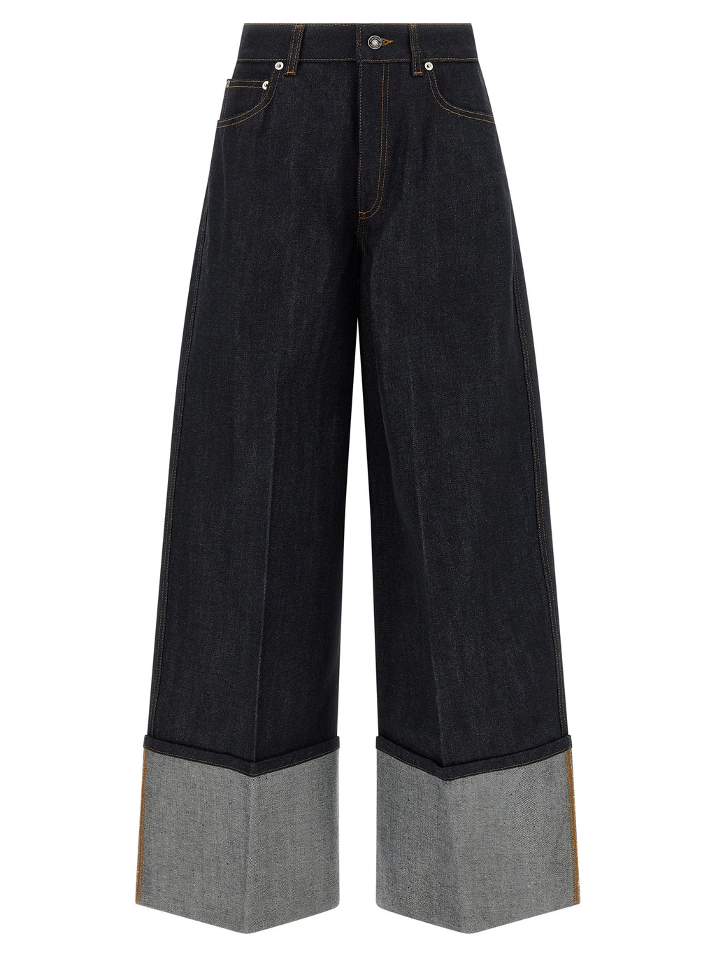 Givenchy Blue Cotton Flared Jeans