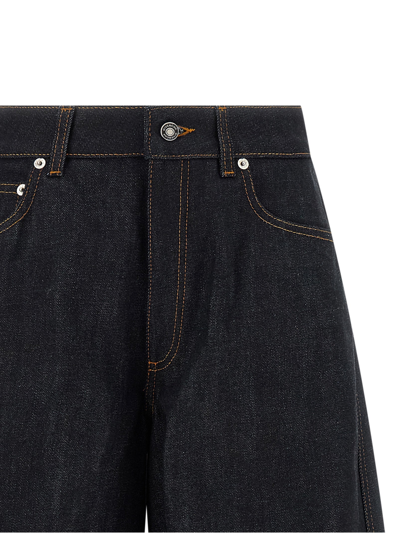 Givenchy Blue Cotton Flared Jeans