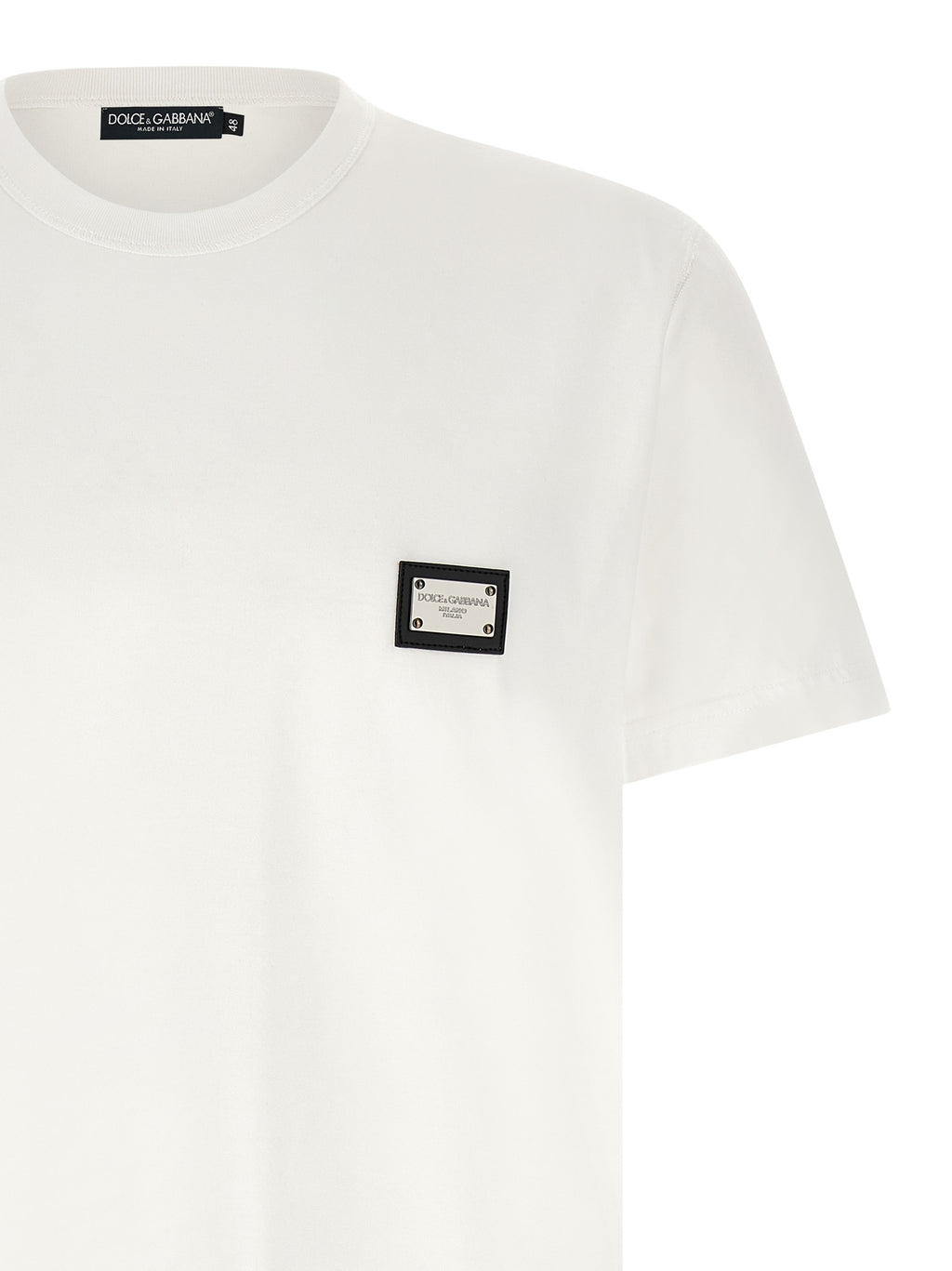 Dolce & Gabbana White Cotton T-Shirt