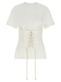 Alexander McQueen White Cotton T-Shirt