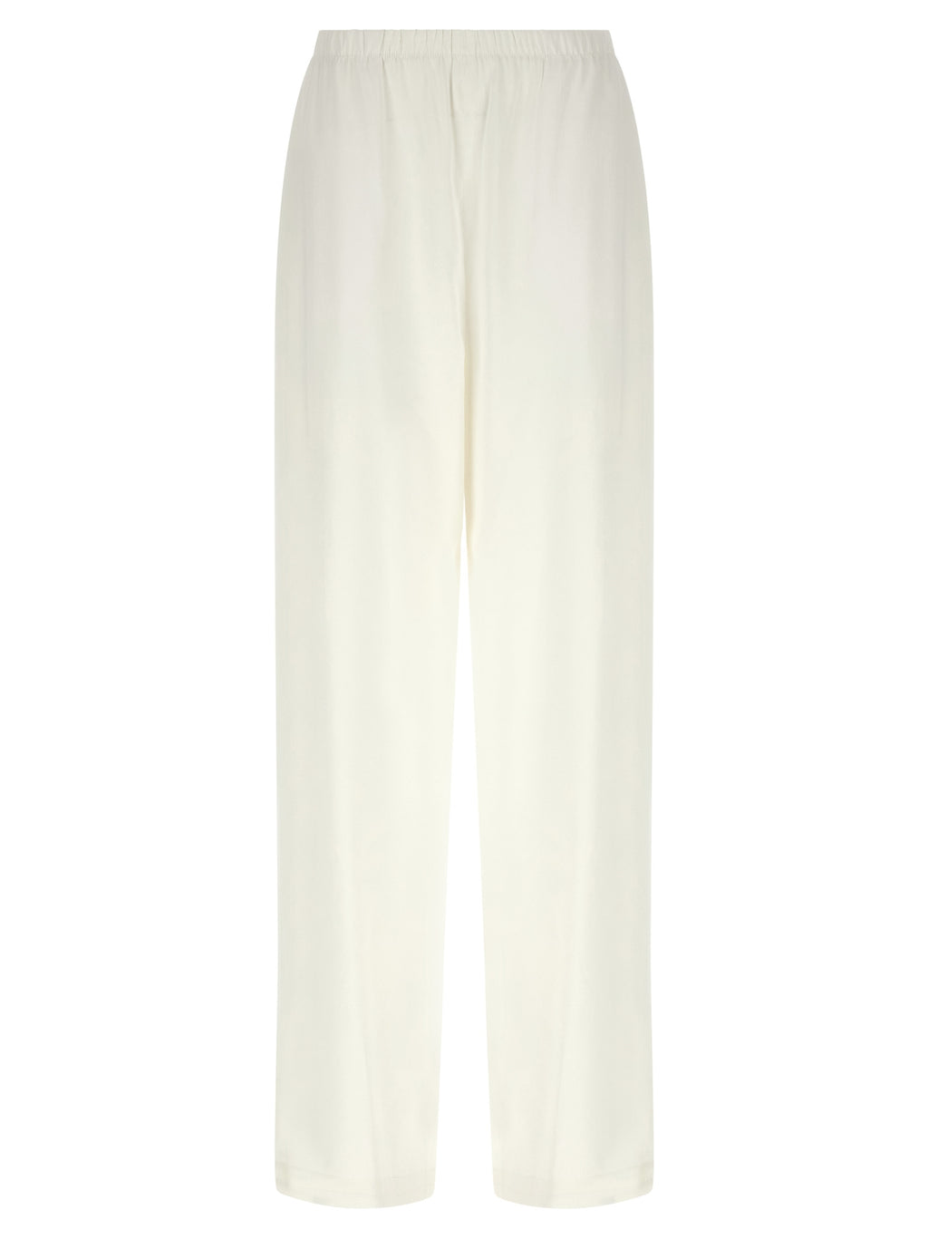 Max Mara White Linen Casual Pants