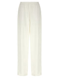 Max Mara White Linen Casual Pants