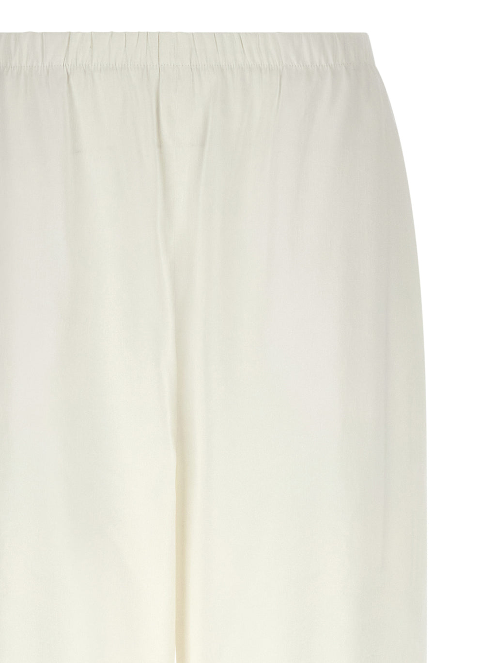 Max Mara White Linen Casual Pants