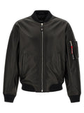 Dsquared² Black Leather Leather Jacket