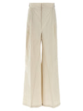 Maison Margiela Beige Cotton Casual Pants