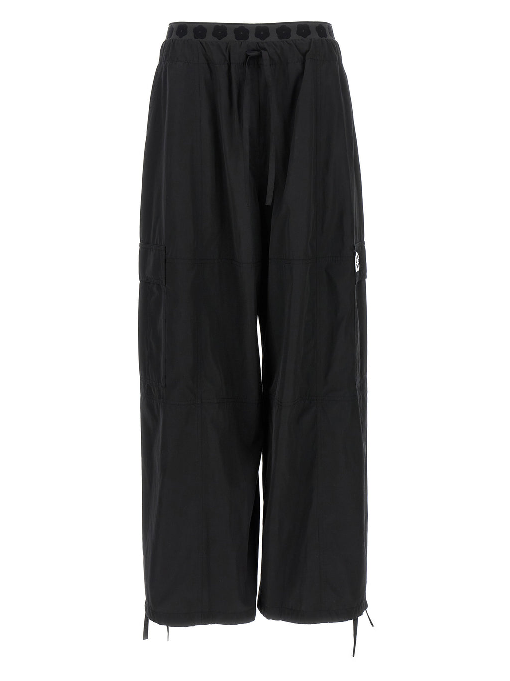 Kenzo Black Polyester Cargo Pants
