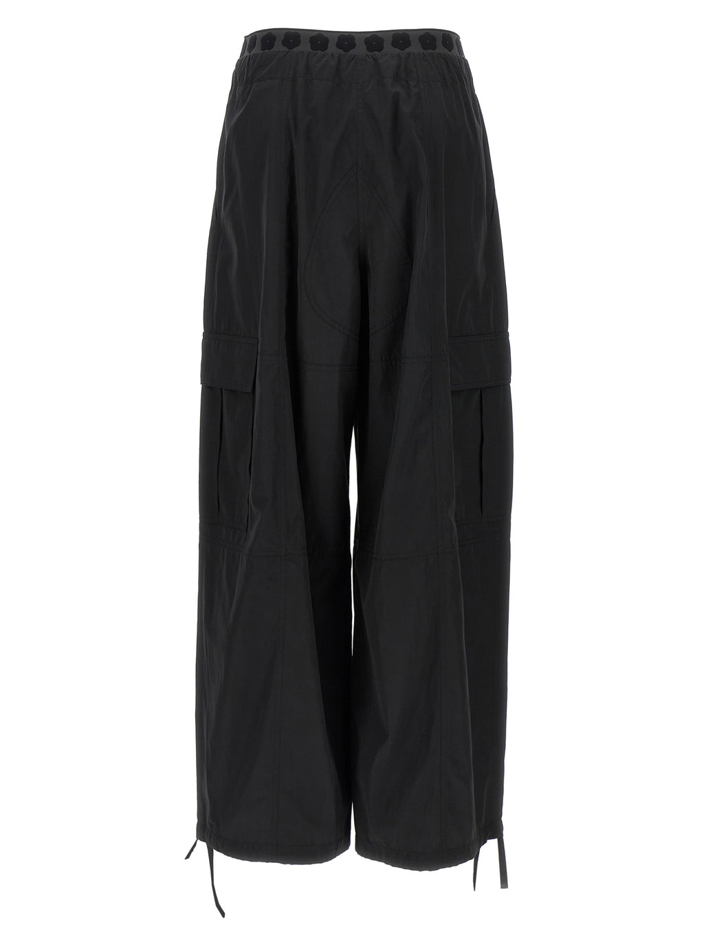 Kenzo Black Polyester Cargo Pants