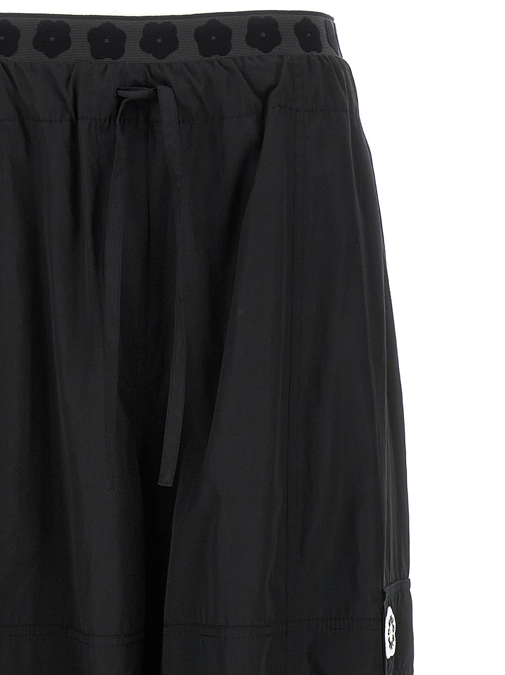 Kenzo Black Polyester Cargo Pants