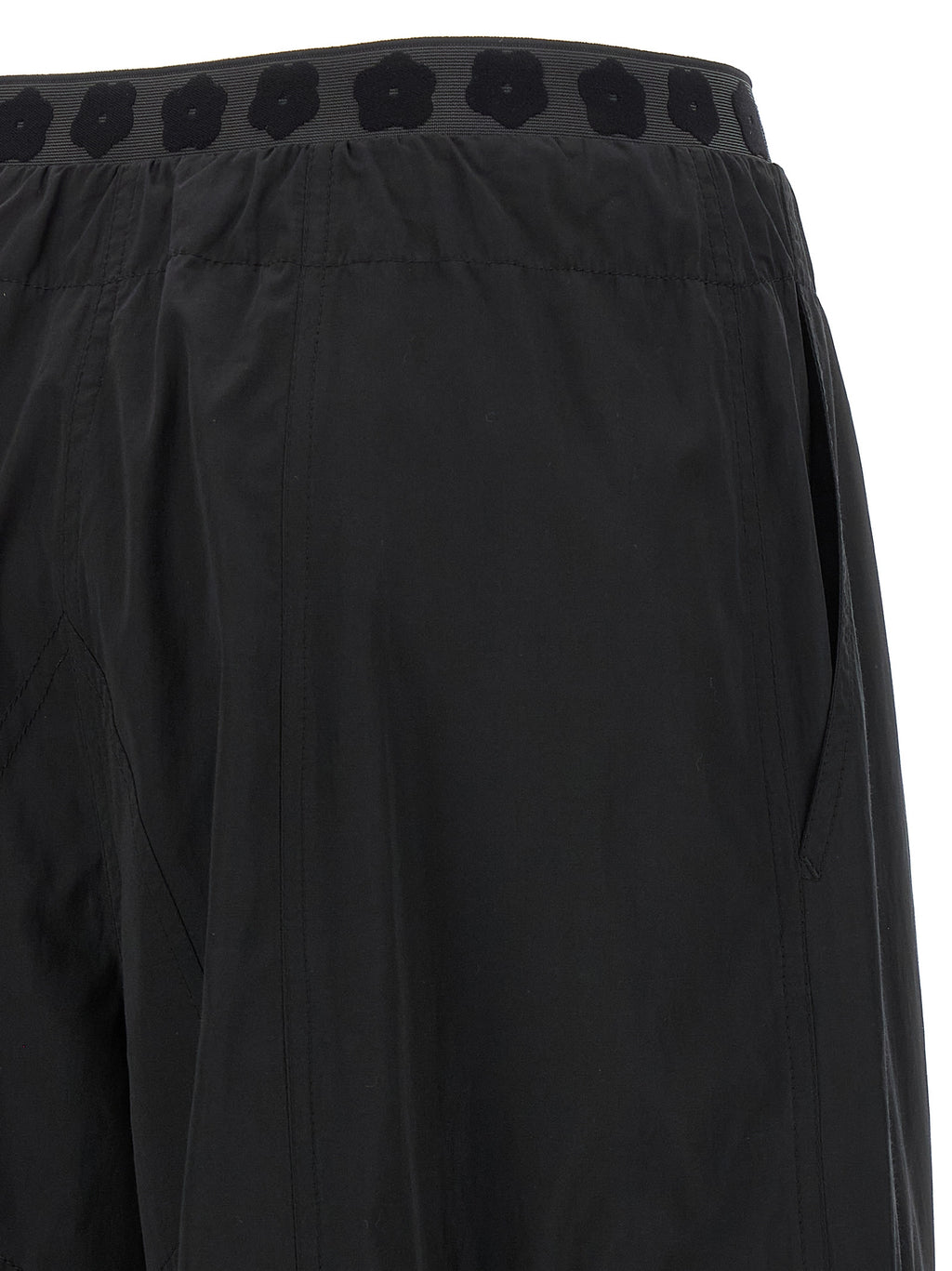 Kenzo Black Polyester Cargo Pants