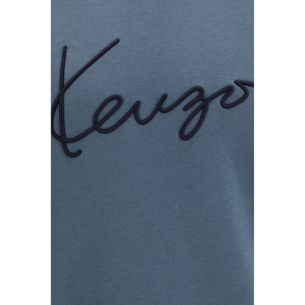 Kenzo Blue Cotton Sweatshirt