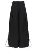 Palm Angels Black Polyamide Casual Pants