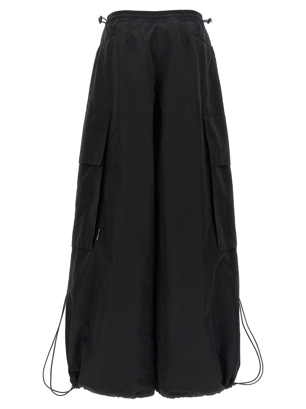 Palm Angels Black Polyamide Casual Pants