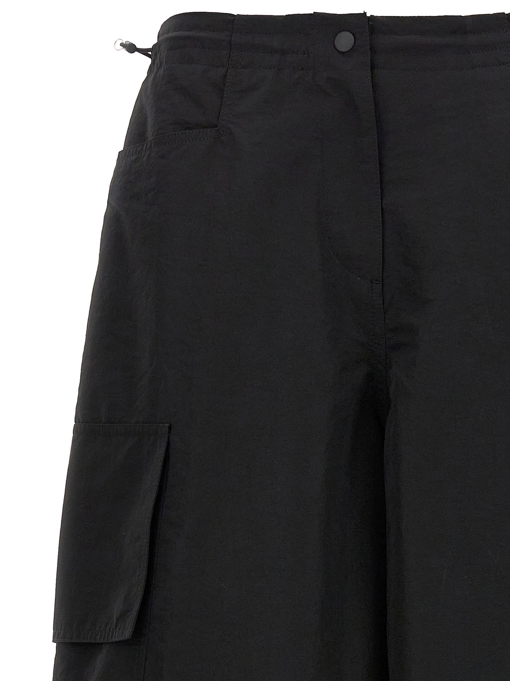 Palm Angels Black Polyamide Casual Pants