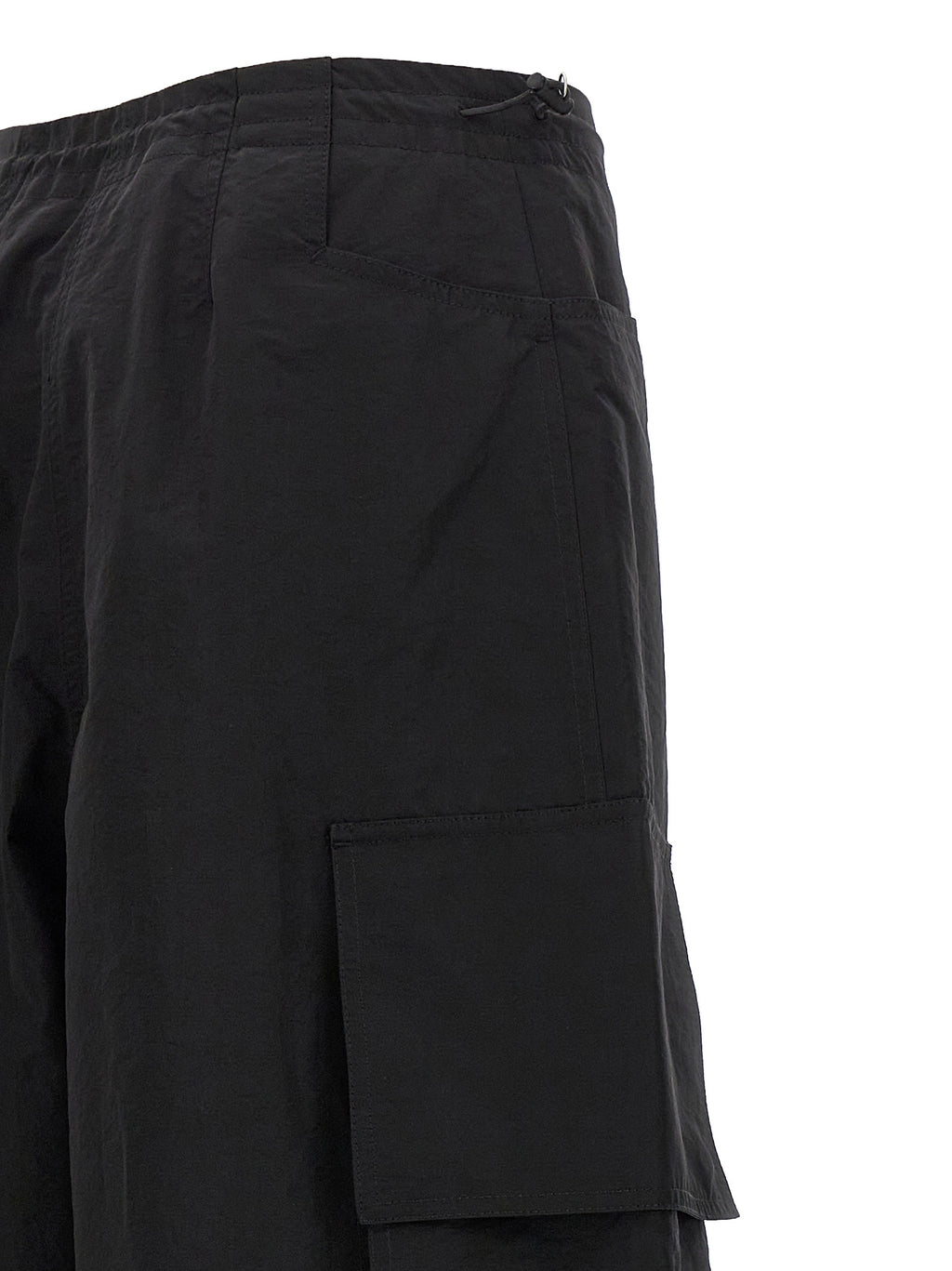 Palm Angels Black Polyamide Casual Pants