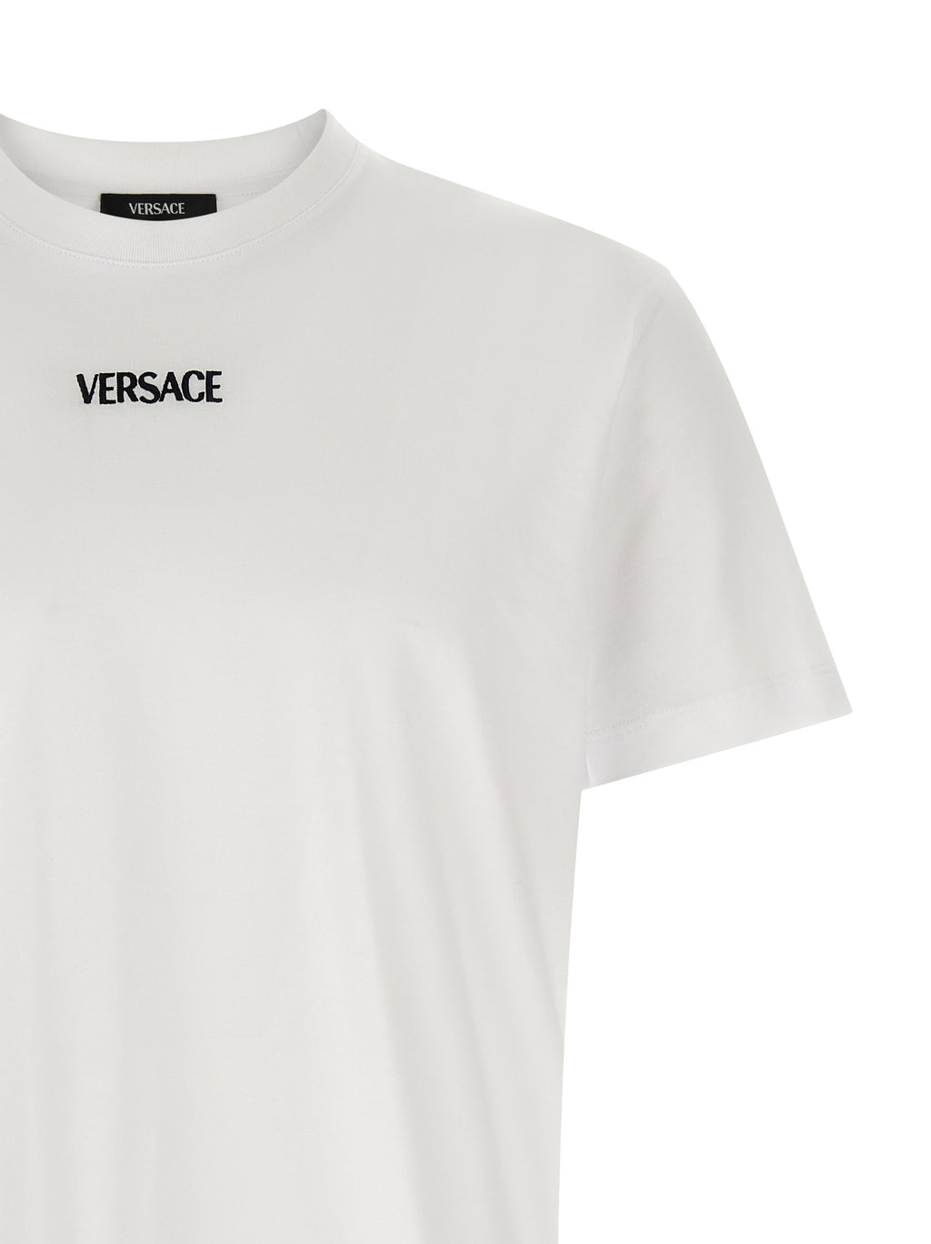 Versace White Cotton T-Shirt