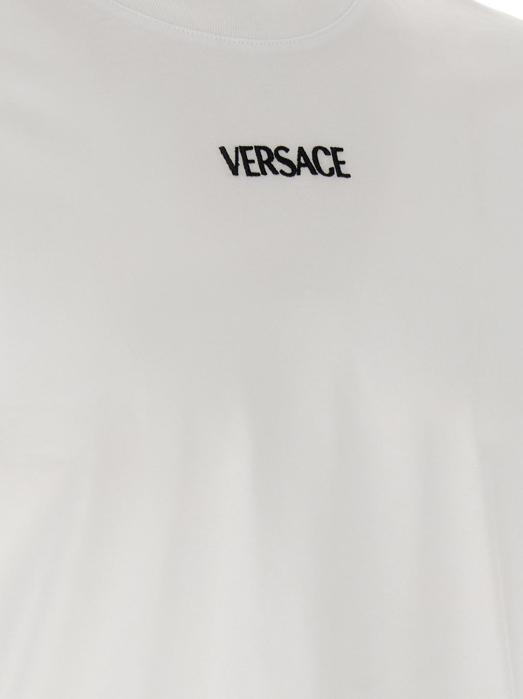 Versace White Cotton T-Shirt