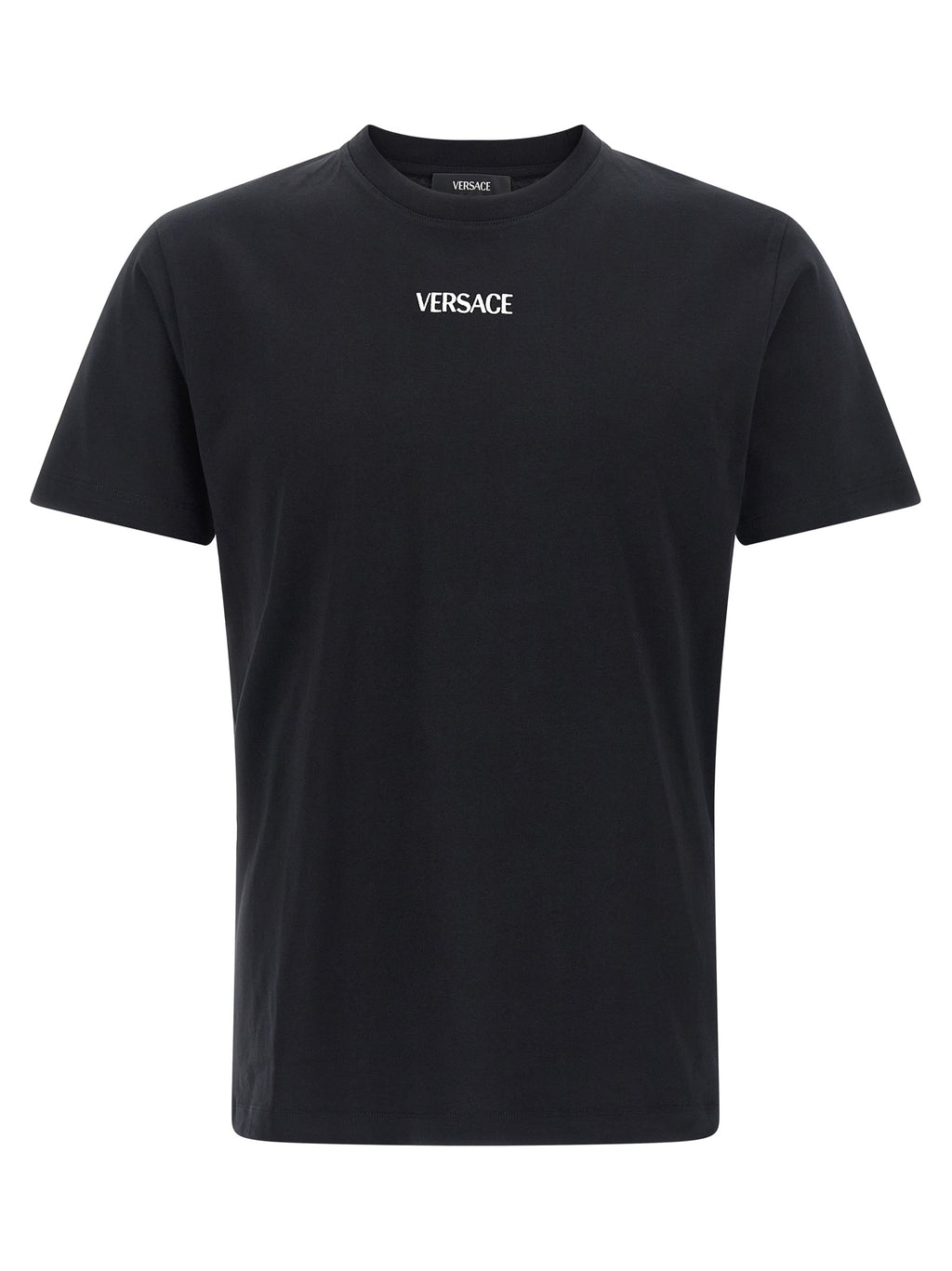 Versace Black Cotton T-Shirt