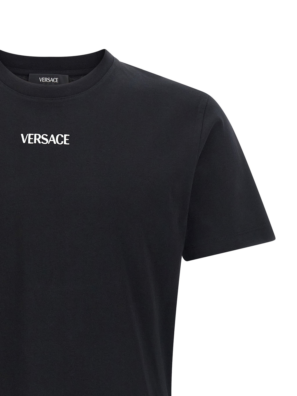 Versace Black Cotton T-Shirt