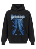 Balenciaga Black Cotton Sweatshirt